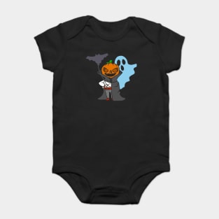 Helloween tshirt with nice Horro motive for creepy people Baby Bodysuit